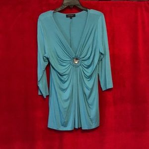 Karen Kane beautiful green blouse